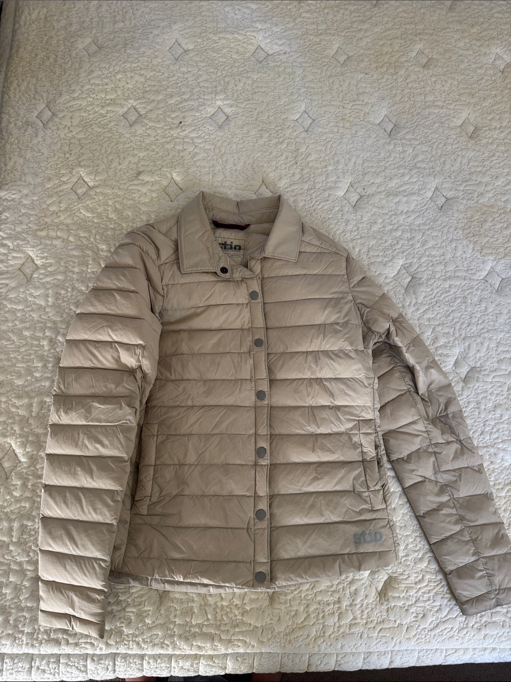 Stio Tan Womens Snap Jacket